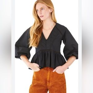 Hunter Bell black Grayson Top size L